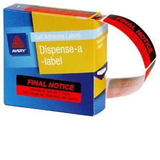 Avery DMR1964R3 Final Notice Labels