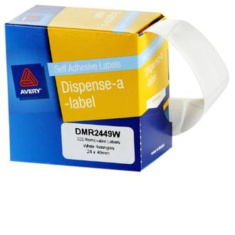 Avery DMR2449W 24x49mm Rectangle Labels