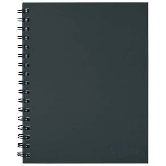 Collins Notebook Wiro 225×175mm Black