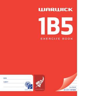 Warwick Exercise Book 1B5 Ruled 7mm