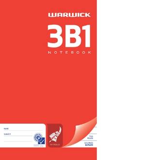 Warwick Notebook 3B1 Ruled 7mm