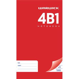 Warwick Hardcover Notebook 4B1 Ruled 7mm