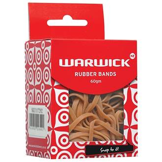 Warwick Rubber Bands 60gm #34