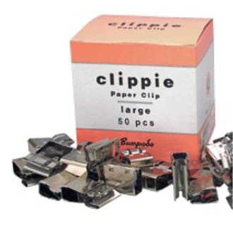 Clippie Slide Paper Clip Large Pk 50