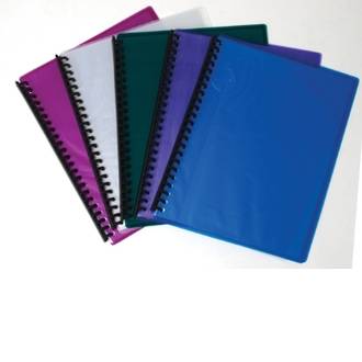 FM Refillable Display Book Clear 20 Pocket