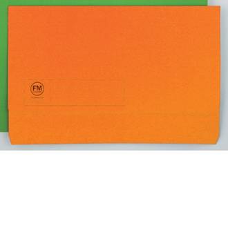 FM Document Wallet Orange Foolscap