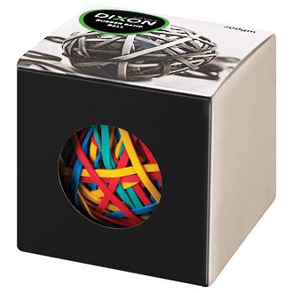 Dixon Rubber Band Ball 200gm Assorted Colours