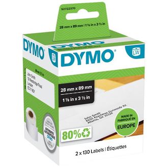 Dymo S0722370 Labels 89x28mm