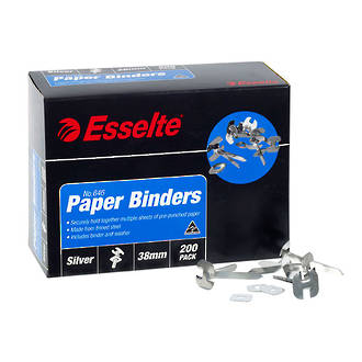 Esselte Paper Binders 38mm Box 200