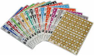 C EZi Set of 0-9 Numeric labels