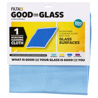 Filta Glass Upcylced Microfibre Cleaning Cloth