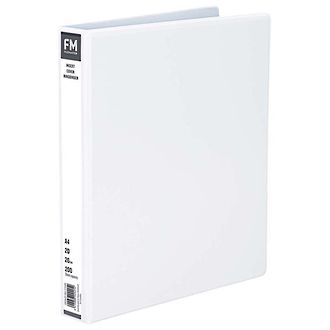 FM Binder Overlay A4 2/26 Insert Cover White