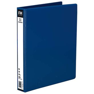 FM Binder Overlay A4 2/26 Insert Cover Light Blue