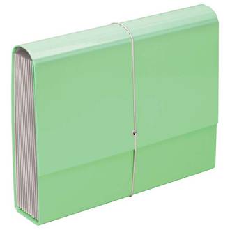 FM A4 File Expanding Pastel Green 13 Pocket