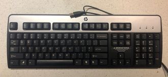 HP KU-0316 USB Wired Keyboard - Second-hand