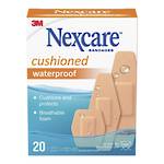 3M Nexcare Bandages Cushioned Waterproof Pack of 20