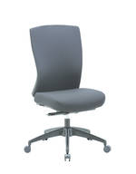 Buro Mentor Executive Chair, Upholstered Back, Nylon Base, No Arms
