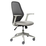 Mondo SOHO chair with arms, Grey