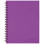 Collins Notebook Wiro A5+ 225×175mm Purple