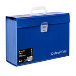 ColourHide® Expanding File PP Carry File Blue