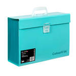 ColourHide® Expanding File PP Carry File Aqua