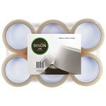 Dixon Packaging Tape Clear 48mmx50m 6 pk