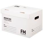 FM Archive Box Standard Strength White 384x284x262
