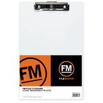 FM Clipboard Clear Foolscap Transparent Plastic
