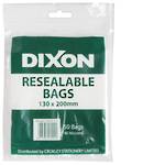 Dixon Resealable Bags 130X200mm