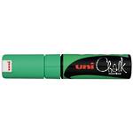 Uni Chalk Marker Green Chisel