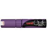 Uni Chalk Marker Violet Chisel