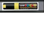 Uni Marker Posca 8mm Yellow Chisel Tip Bold PC-8K