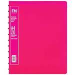 FM Prem Refillable Display Book Shocking Pink 20 Pocket