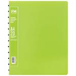 FM Prem Refillable Display Book Lime Green 20 Pocket