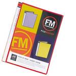 FM Display Book Red 60 Pocket Insert Cover