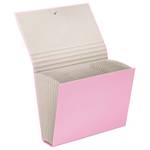 FM A4 File Expanding Pastel Pink 13 Pocket