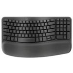 Logitech Wave Keys Wireless Ergo Keyboard - Black