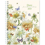 Milford J. Brinkman Flower Series 230x167mm Week To View Wiro Diary Odd Year * SPECIAL *