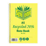 Spirax 812 Recycled Notebook A5