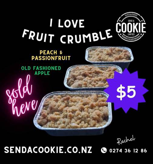 SEND A COOKIE APPLE CRUMBLE