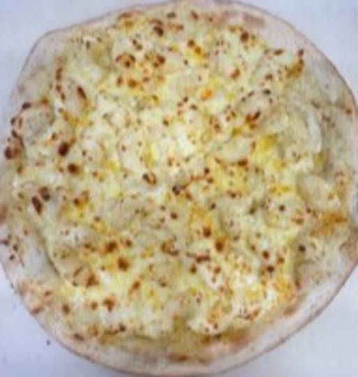 MACARONI CHEESE PIZZA - macaroni in a cheese sauce