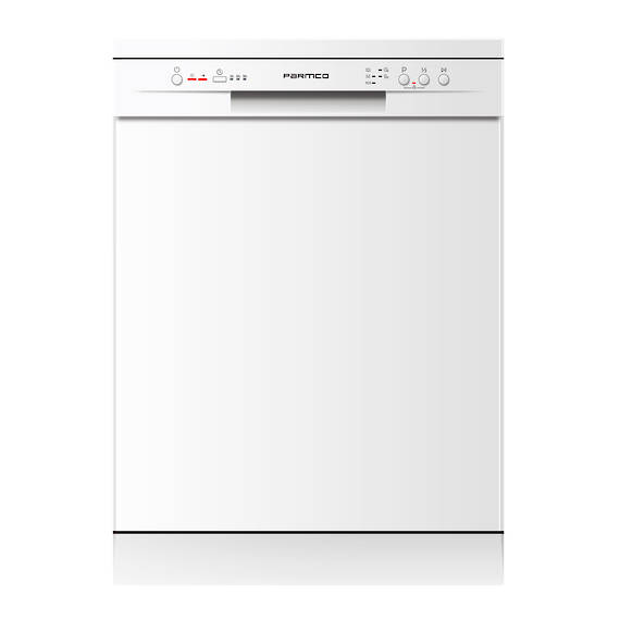 600mm Freestanding Dishwasher, Economy, White