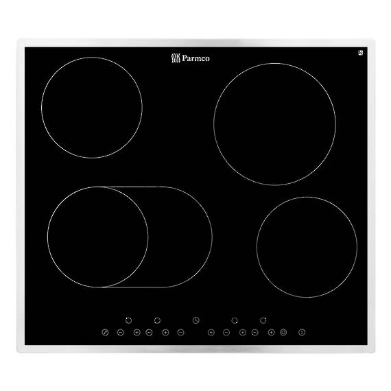 600mm Hob, Ceramic, Stainless Steel Trim, Touch Control (DISCONTINUED)
