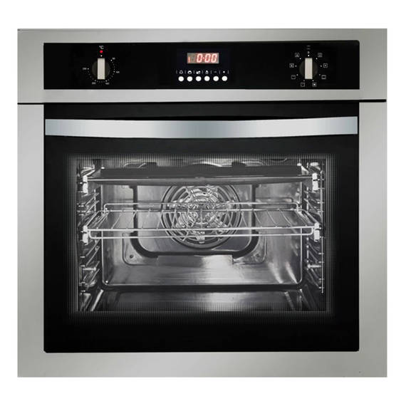 600mm 58 Litre Oven, 8 Function, Stainless Steel
