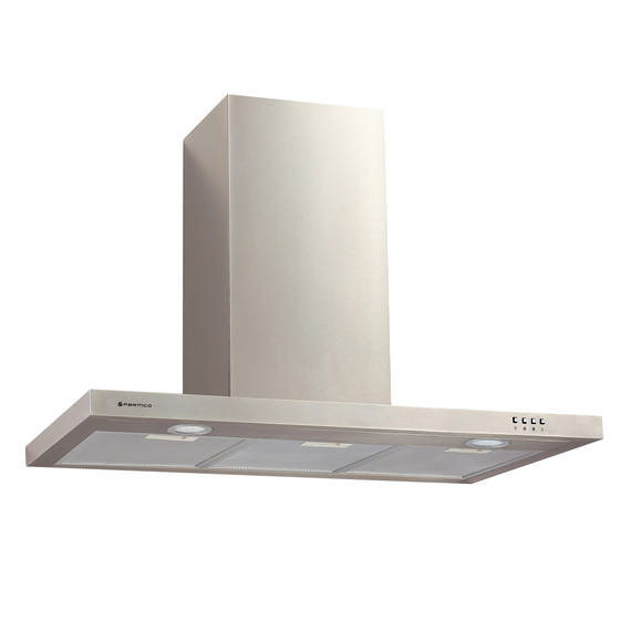 900mm Canopy, Slim Box, Stainless Steel, LED