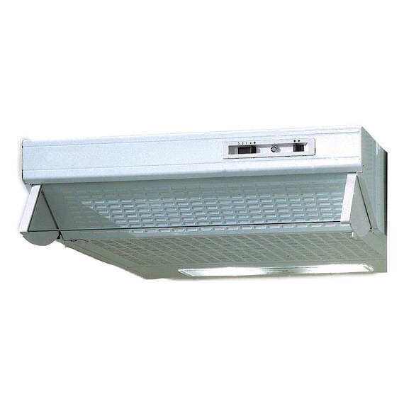 600mm Glass Front Caprice Rangehood, Single Motor, White (DISCONTINUED)