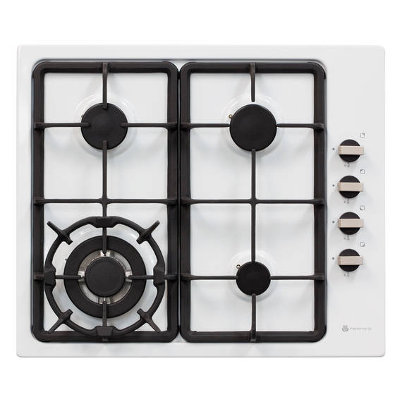 600mm Hob, 3 Burner + Wok, Gas, White (DISCONTINUED) - Gas - Type