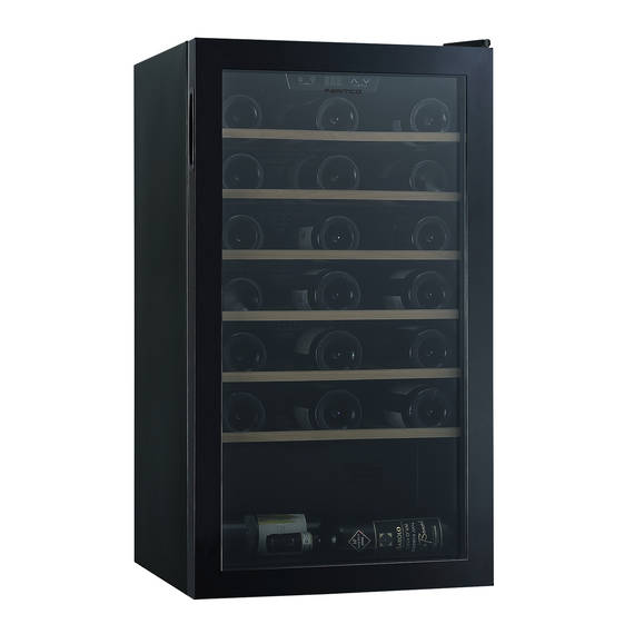 WC85B 85L Wine Cooler, Black, small, convenient 85L