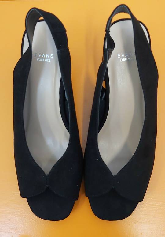 Evans New Black Dress Shoe