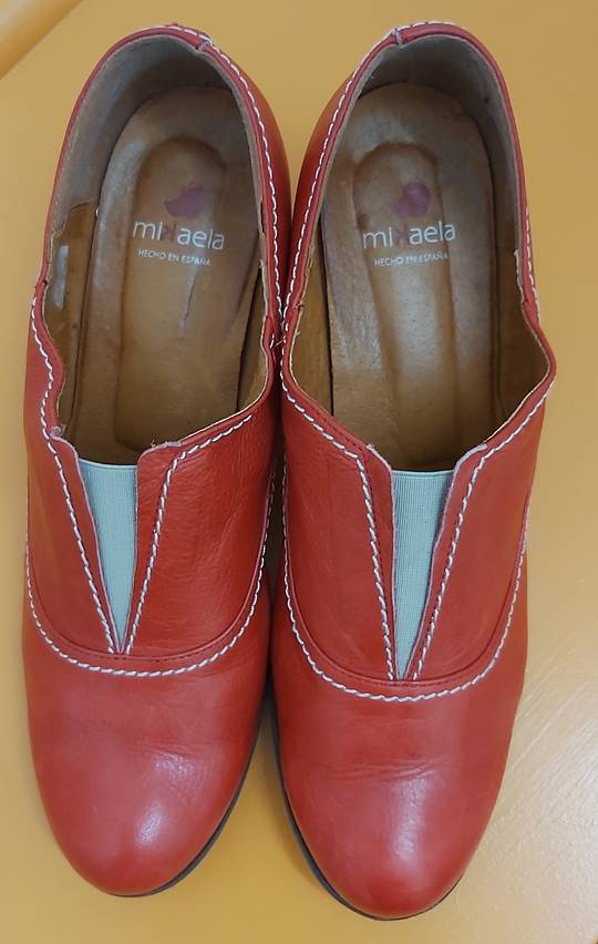 Mikaela Red High Shoe